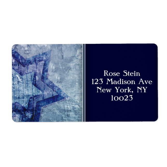 Etiqueta Rótulos Star of David (Frente)