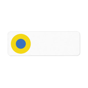 Etiqueta Roundel da Força Aérea Ucraniana