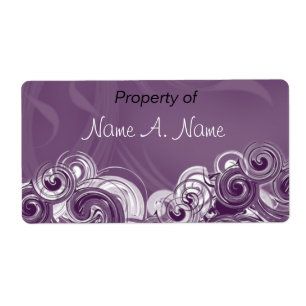 Etiqueta Roxo de rolamento