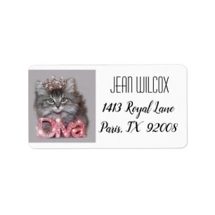 Etiqueta "Royal Diva Cat"