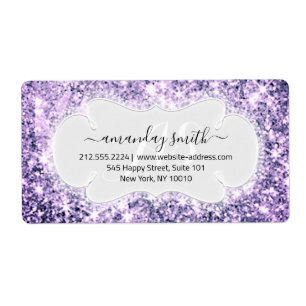 Etiqueta RSVP Bridal Monogramas Violeta Roxo de Casamento c