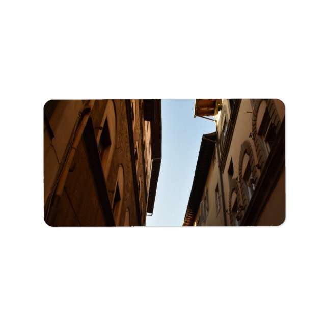 Etiqueta Rua Banhada pelo Sol (Frente)