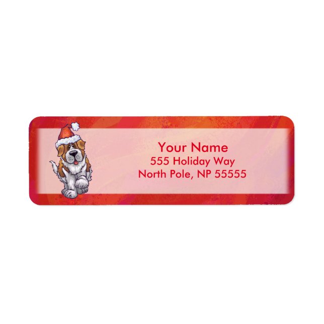 Etiqueta Rua, Bernard Natal Em Vermelho (Frente)