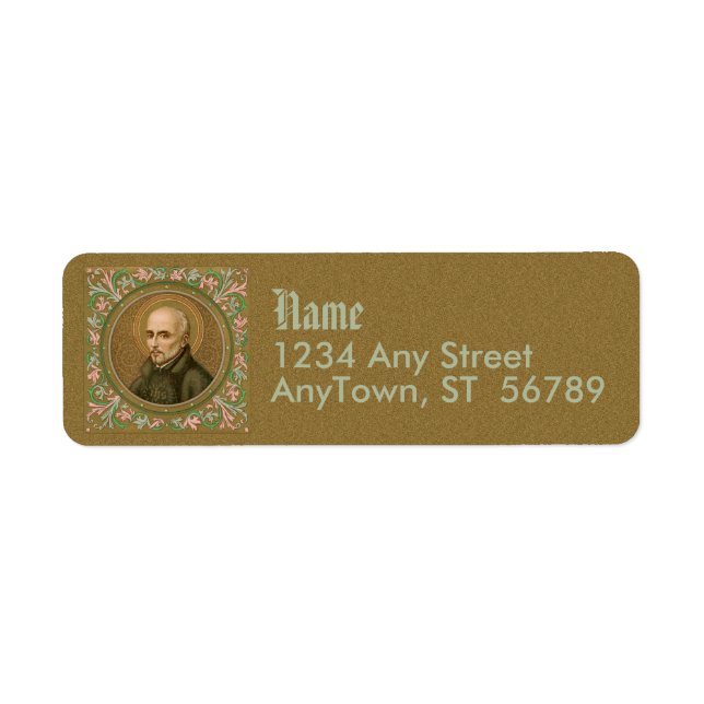 Etiqueta Rua. Ignatius Loyola (BK 050) (Estilo 2) (Frente)