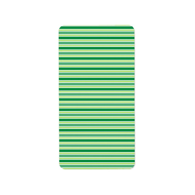 Etiqueta Rua. Patterno Verde do Dia de Patrick, 54608 (Frente)