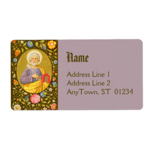 Etiqueta Rua. Peter the Apostle (PM 07) FB Ship Label 2c