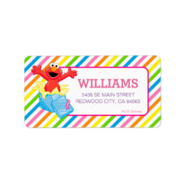 Etiqueta Rua Sésamo | Arco-Íris de Elmo Girls