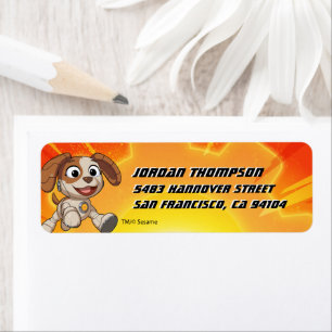 Etiqueta Rua Sésamo Mecha Construtor Tango Em Ação