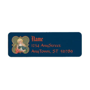 Etiqueta Ruas. Anne e a BVM num Quatrefoil-Barbed (BK67)