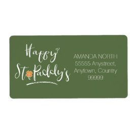 Etiqueta Ruas felizes, ID336 do Paddy's Orange Shamrock