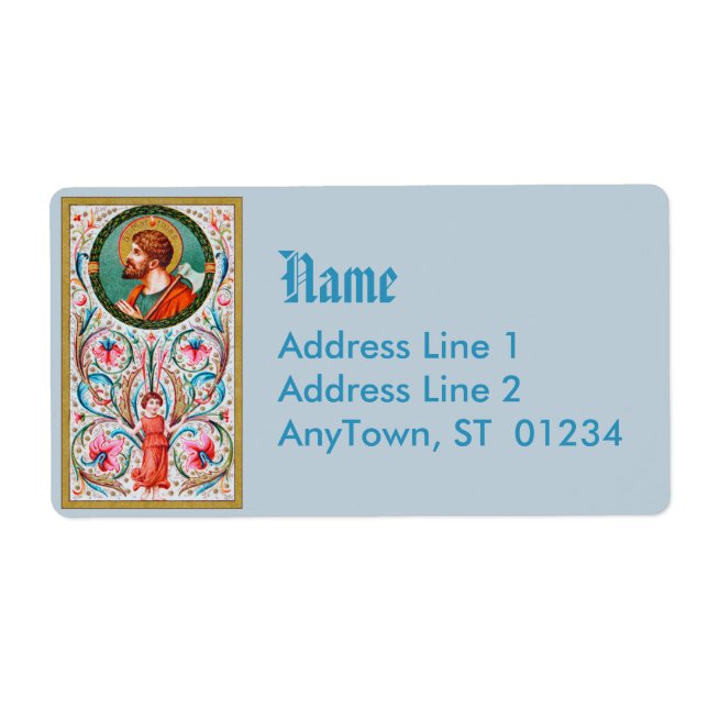 Etiqueta Ruas. Matthias the Apostle (JMAS 09) (Frente)