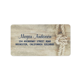 Etiqueta Rustic Driftwood Rustic Beach Náutica