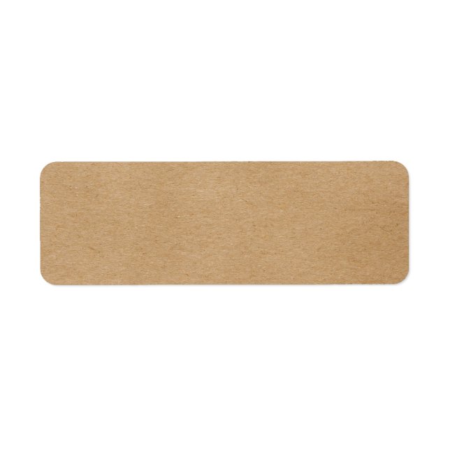 Etiqueta Rustic Kraft Simple Na moda Boho (Frente)