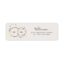 Etiqueta Rustic Wedding Sr. e Sra.