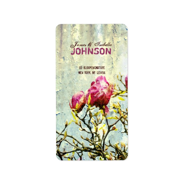 Etiqueta Rusty Magnolia (Frente)