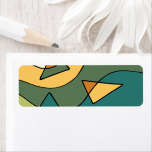Etiqueta Saco de design de vintagem desenhada à mão