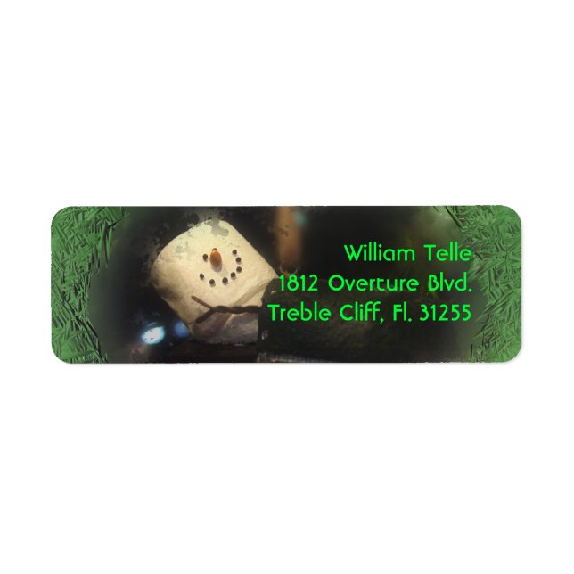 Etiqueta Saco de Dormir Verde S'Mores (Frente)