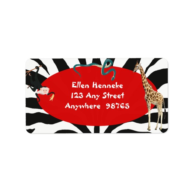 Etiqueta Safari (Frente)