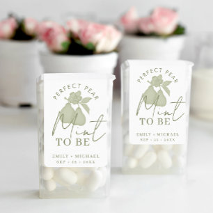 Etiqueta Sage Green Perfect Pear "Mint to Be" Casamento Fav