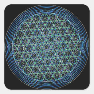 Etiqueta sagrado da geometria