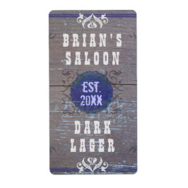 Etiqueta Salão de Cerveja Doméstica Personalizável