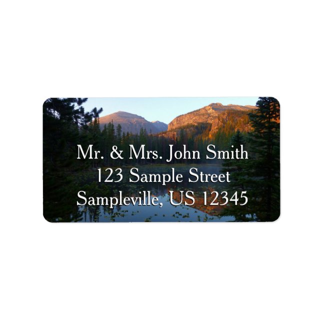 Etiqueta Salto do Sol no Lago Ninfh II (Frente)