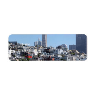 Etiqueta San Francisco Panorama