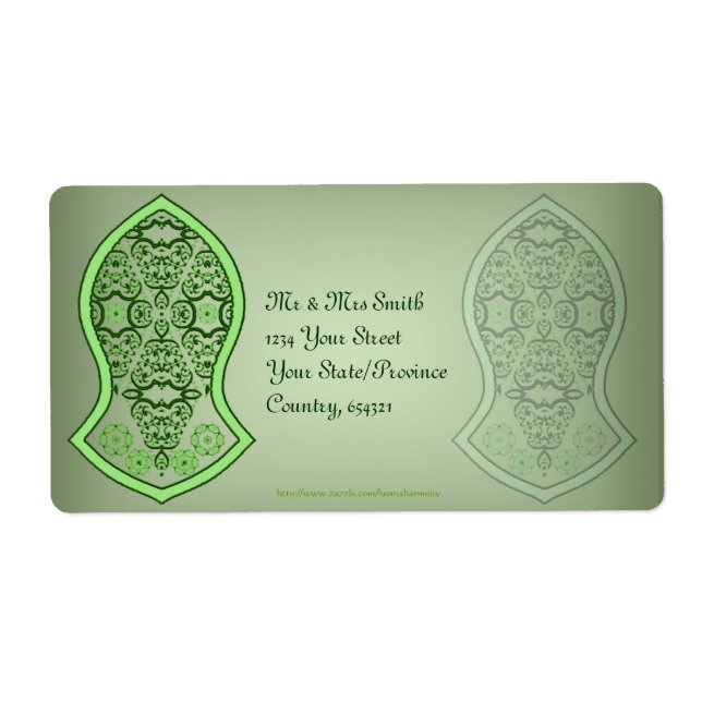 Etiqueta Sandal Do Profeta (Verde) (Frente)