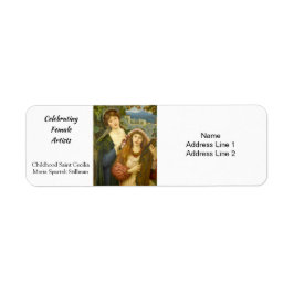 Etiqueta Santo de infância Cecilia, Maria Spartali Stillman