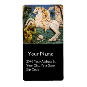 Etiqueta Santo George, Dragão e Princesa