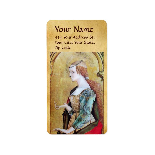 ETIQUETA SANTO MARY MAGDALENE (Frente)