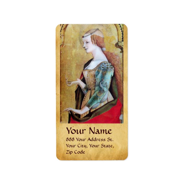 ETIQUETA SANTO MARY MAGDALENE (Frente)