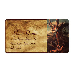 ETIQUETA SANTO MICHAEL VANGUISHING SATÃ