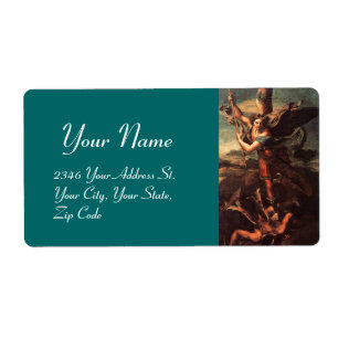 Etiqueta SANTO MICHAEL VANGUISHING SATÃ azul