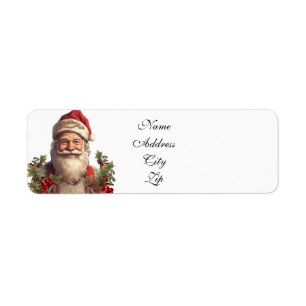 Etiqueta Santo Santa Claus Nicholas Natal