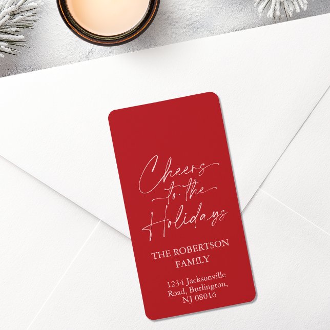 Etiqueta Saúde às Festas Festivas (Criador carregado)