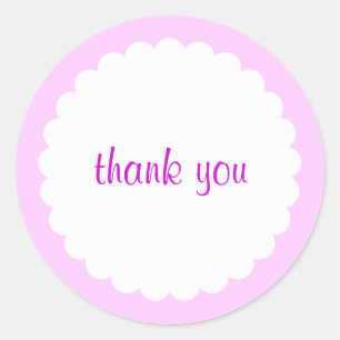 Etiqueta Scalloped da borda