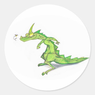 Etiqueta Scrawny do dragão
