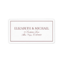 Script Clássico Elegante Burgundy