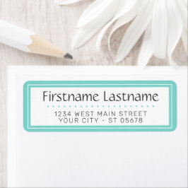 Etiqueta Script de Tipografia Simples Estimulada Chic White