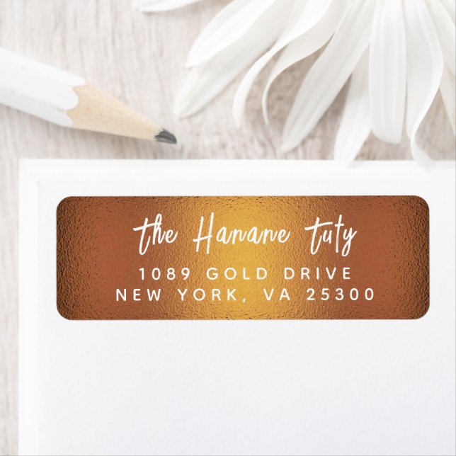 Etiqueta Script Simples de Mão Moderna Escrito (Insitu)