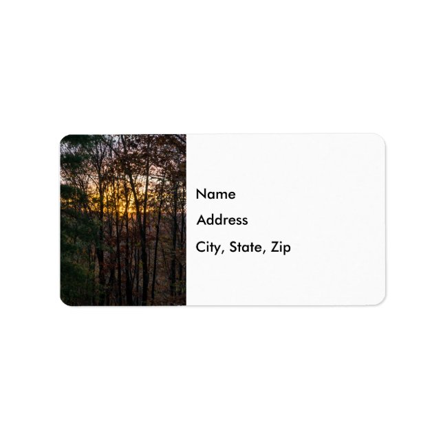 Etiqueta SDC Woody Sunset (Frente)