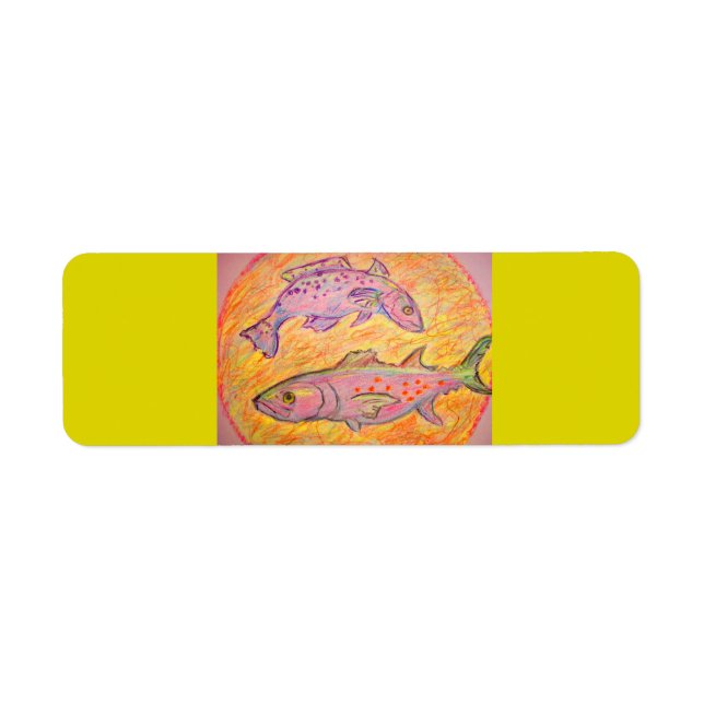 Etiqueta seatrout e sarda design (Frente)