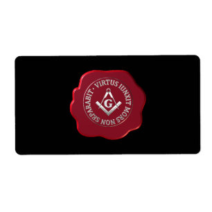 Etiqueta Selo maçónico da cera