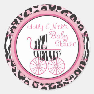 Etiqueta selvagem 3 do impressão da chita & da