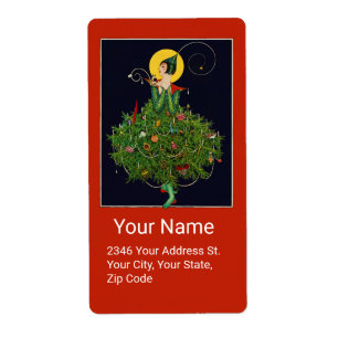 ETIQUETA SENHORA COM NATAL PRESTA A FASHION DE BELEZA ART D