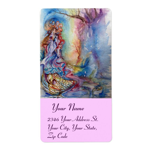 Etiqueta SENHORA DO LAGO, Mágica e Mistério (Frente)