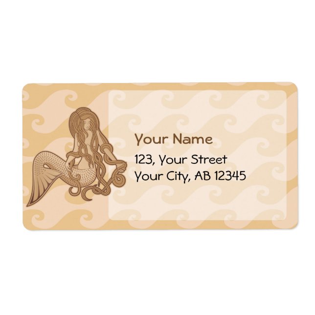 Etiqueta Sentar Sereia (Frente)