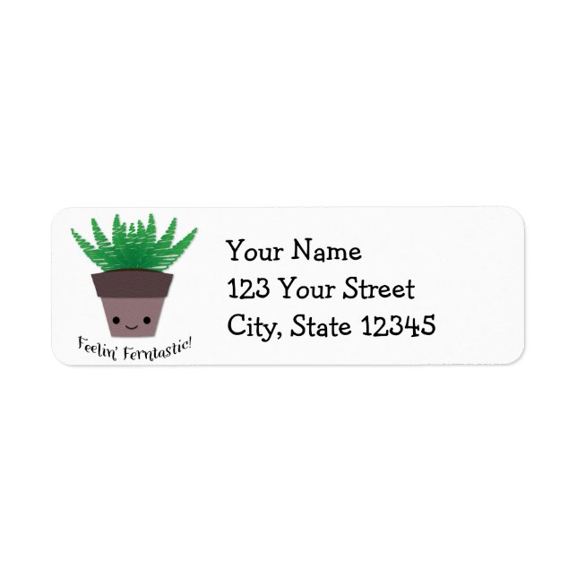 Etiqueta Sentir Ferntastic Fern (Frente)