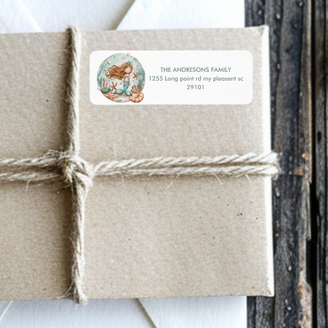 Etiqueta Sereia Sonha Crianças (Criador carregado)